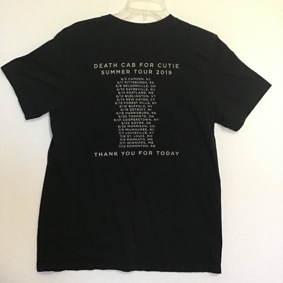 Death Cab for Cutie 2019 Summer Concert Tour T-Shirt Size L - Picture 7 of 9